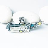 Sacred Mooo/Ommm Talisman Pendant - DawnsArtisanJewelry.com