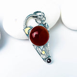 Ember Heart Ignition Talisman Pendant - DawnsArtisanJewelry.com