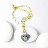 Violet Veil Amethyst Heart Talisman - DawnsArtisanJewelry.com