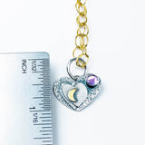 Violet Veil Amethyst Heart Talisman - DawnsArtisanJewelry.com