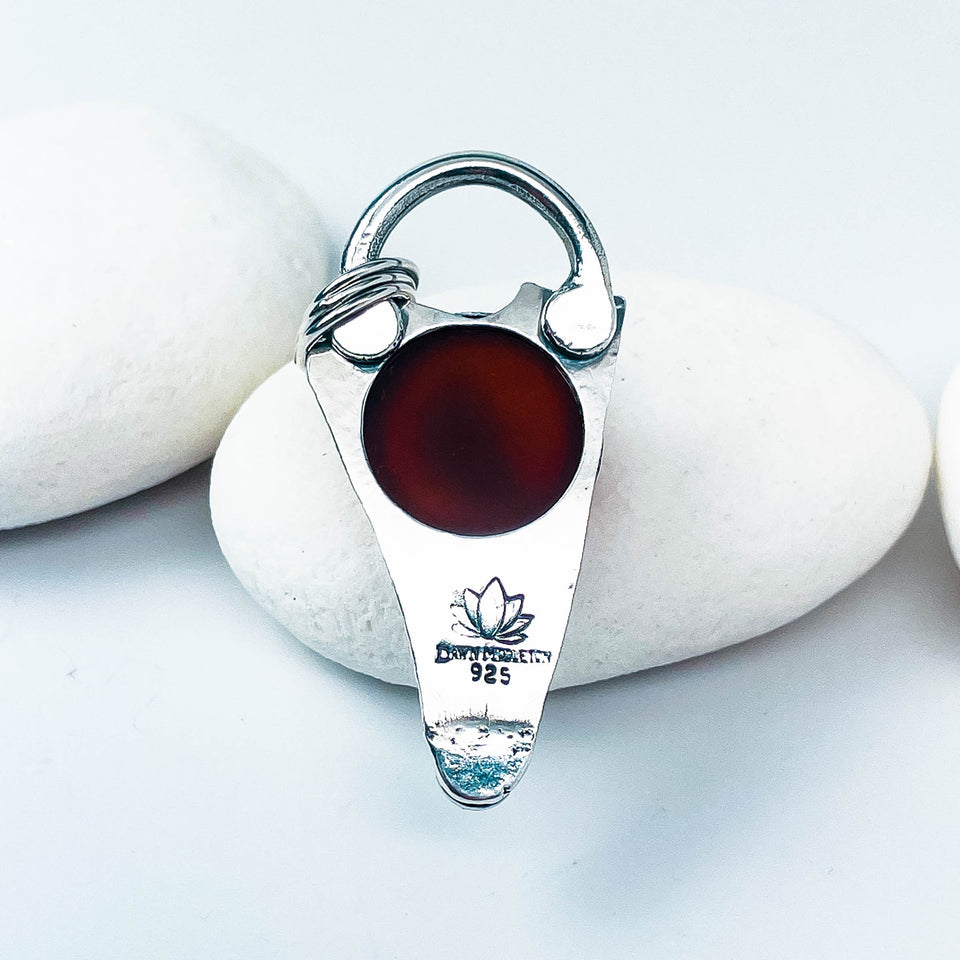 Ember Heart Ignition Talisman Pendant - DawnsArtisanJewelry.com