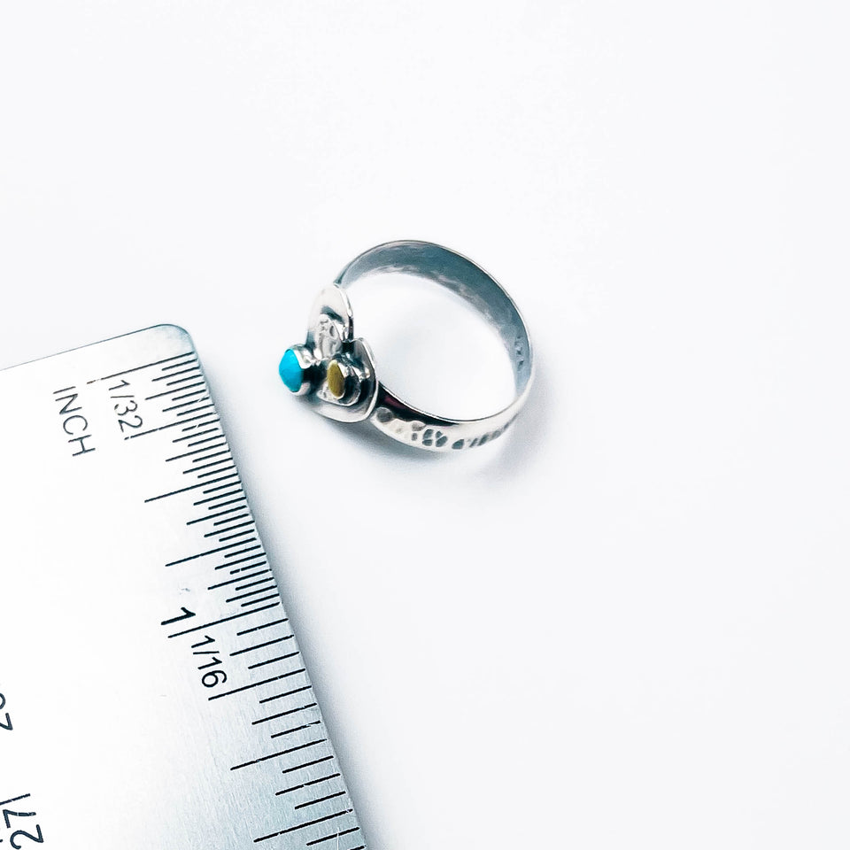 Pulse of Devotion Talisman Ring Size 6 3/4 - DawnsArtisanJewelry.com