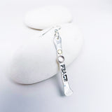 Sterling Silver “Peace” Earring "Words Wisdom Totem Collection"