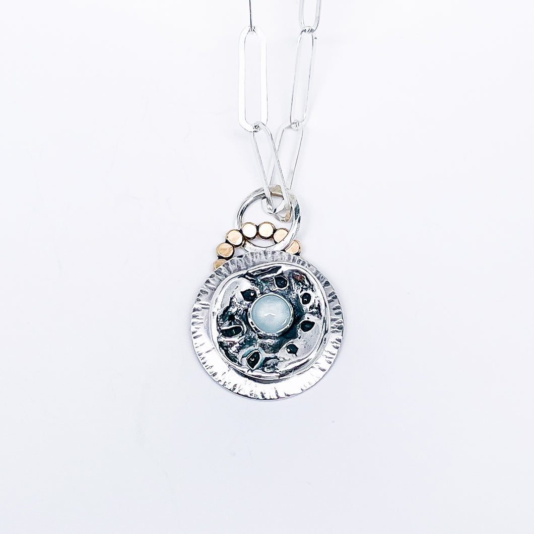 Sterling Silver Lotus Pod Necklace