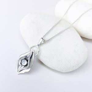 Sterling Silver Divine Feminine Pendant Necklace - DawnsArtisanJewelry.com