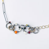 Multi Stone Multi Link Necklace - Keeper Of Ancient Wisdom Talisman