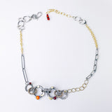 Multi Stone Multi Link Necklace - Keeper Of Ancient Wisdom Talisman