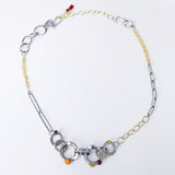 Multi Stone Multi Link Necklace - Keeper Of Ancient Wisdom Talisman