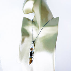 Sterling Silver Bronze Rose Necklace - Eternal Bloom Talisman