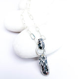 Recycled Sterling Pendant Necklace - Talisman of Becoming