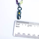 Recycled Sterling Pendant Beaded Necklace - Earth's Song Talisman