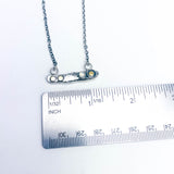 Recycled Sterling Bar Pendant Necklace - Talisman of Renewal