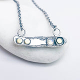 Recycled Sterling Bar Pendant Necklace - Talisman of Renewal