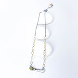 Recycled Sterling Pendant Necklace - Echo of Earth Talisman