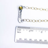 Recycled Sterling Pendant Necklace - Echo of Earth Talisman