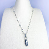 Recycled Sterling Pendant Necklace - Talisman of Becoming