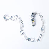 Recycled Sterling Pendant Necklace - Talisman of Becoming