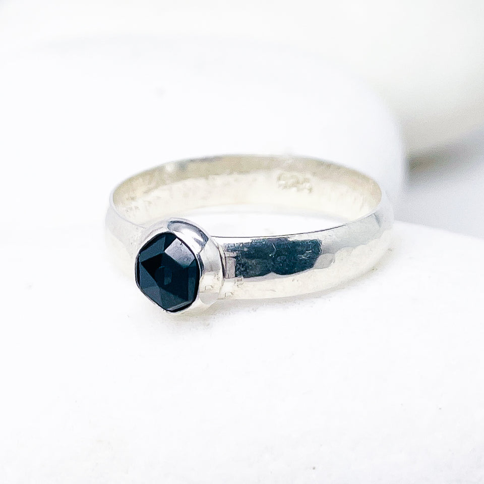 Sterling Stack Rings with Gemstones