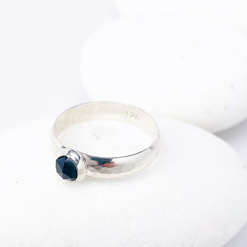 Sterling Stack Rings with Gemstones