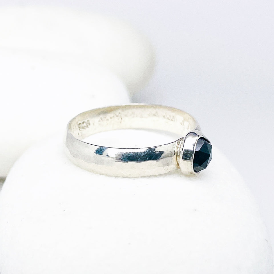Sterling Stack Rings with Gemstones