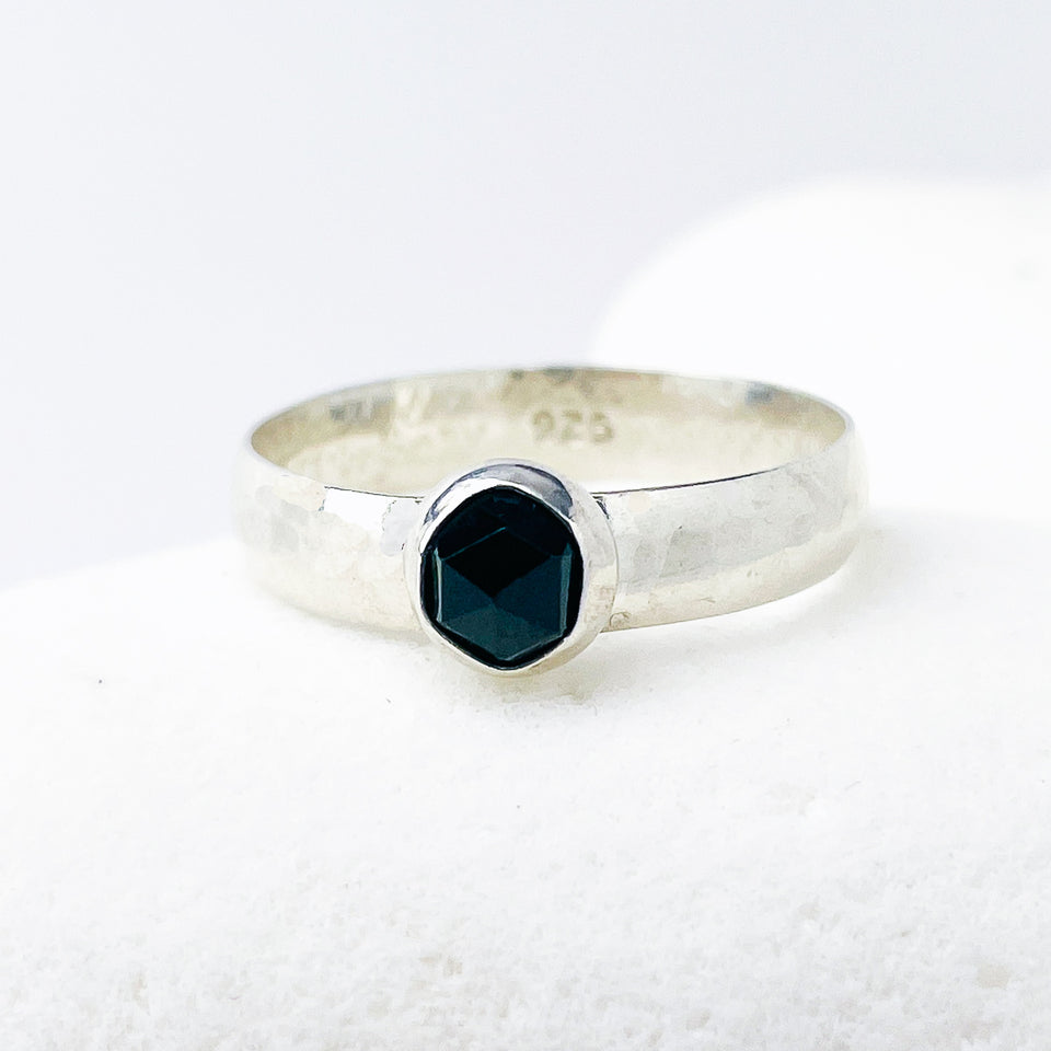 Sterling Stack Rings with Gemstones