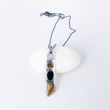 Sterling Silver Bronze Rose Necklace - Eternal Bloom Talisman