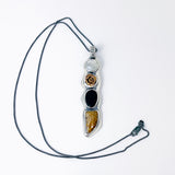 Sterling Silver Bronze Rose Necklace - Eternal Bloom Talisman