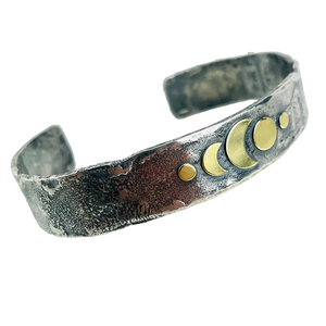 Celestial Cuff Bracelet Sterling Silver