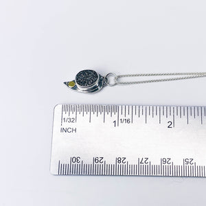 Sterling Silver Druzy Necklace - Illumination Talisman