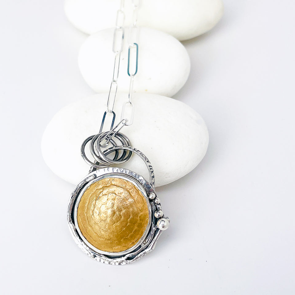 Bronze Pendant Necklace - Ancestral Talisman
