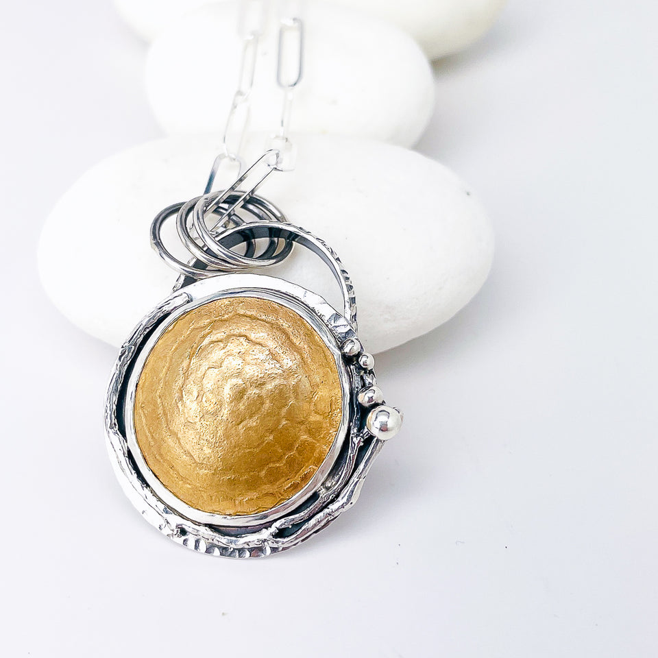 Bronze Pendant Necklace - Ancestral Talisman