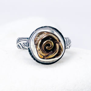 Bronze Ring Women’s - Rose Ring Size 6