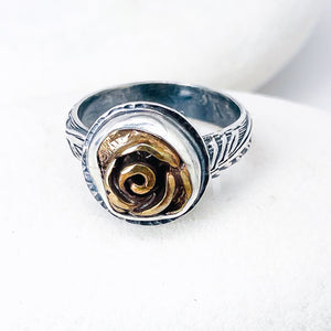 Bronze Ring Women’s - Rose Ring Size 6