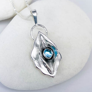 Sterling Silver Divine Feminine Pendant Necklace - DawnsArtisanJewelry.com