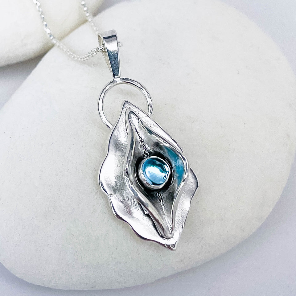 Sterling Silver Divine Feminine Pendant Necklace - DawnsArtisanJewelry.com