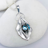 Sterling Silver Divine Feminine Pendant Necklace - DawnsArtisanJewelry.com