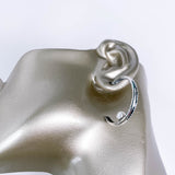 Sterling Silver Earrings Hoops with Freshwater Pearls - Floating Pearls - DawnsArtisanJewelry.com