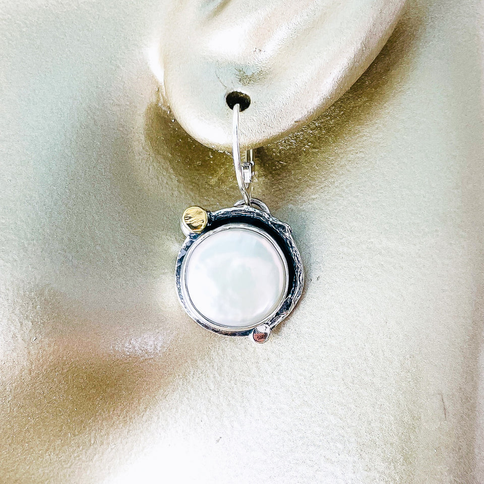Sterling Silver Freshwater Pearl Earrings