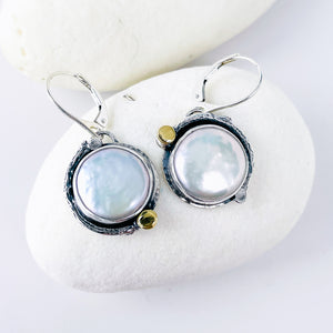 Sterling Silver Freshwater Pearl Earrings
