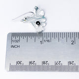 Sterling Silver Ginkgo Earrings