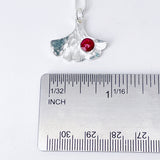 Sterling Silver Ginkgo Pendant Necklace - Resilience Talisman