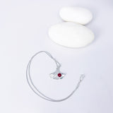Sterling Silver Ginkgo Pendant Necklace - Resilience Talisman