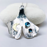 Ginkgo Pendant Necklace - Celestial Grace Talisman