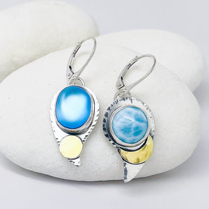 Sterling Silver Tear Drop Earrings - Wabi Sabi Earrings