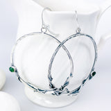 Sterling Silver Hoop Earrings Large - Creation Talisman