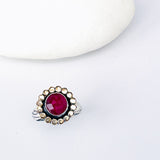 Sterling Silver Ruby Ring Size 6 1/4 - Passion Talisman