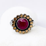 Sterling Silver Ruby Ring Size 6 1/4 - Passion Talisman