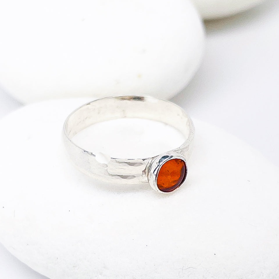 Sterling Stack Rings with Gemstones