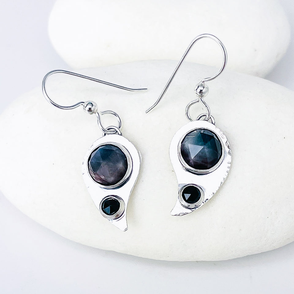 Sterling Silver Tear Drop Post Earrings