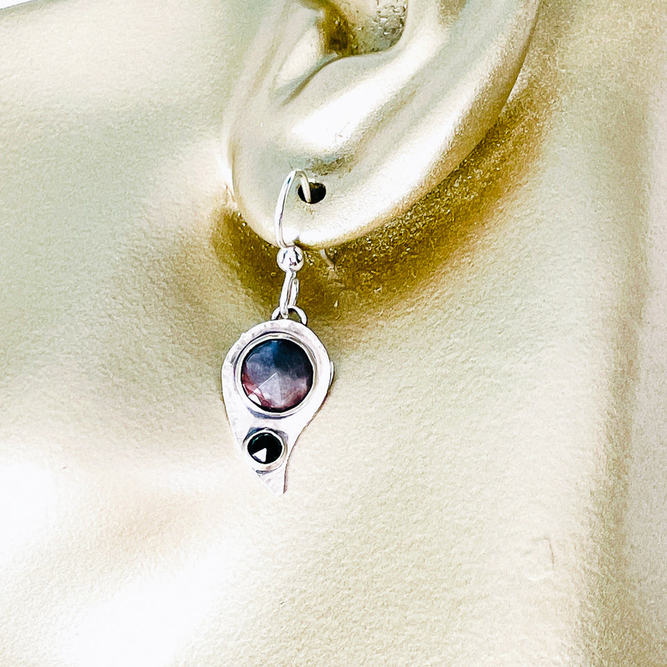 Sterling Silver Tear Drop Post Earrings